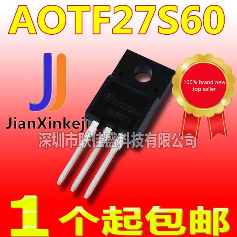 10pcs 100% ǰ   AOTF27S60 TF27S60 27A 600V N ä TO220F  ȿ Ʃ